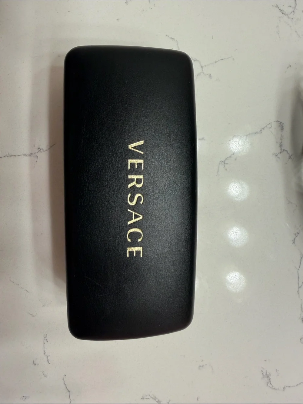 Versace Black Cat-Eye Sunglasses with Gradient Lenses